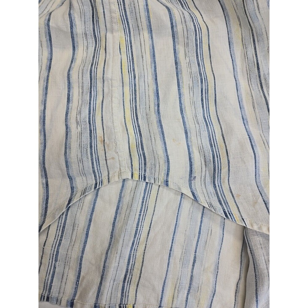 Tommy Bahama 100% Linen Shirt Mens XL Striped Long Sleeve Button Up Casual Vaca - Picture 10 of 10